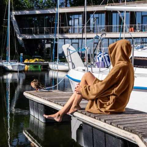 Bluzair SUPER MAMA - Bluza koc - Toffee - prezent dla mamy na urodziny