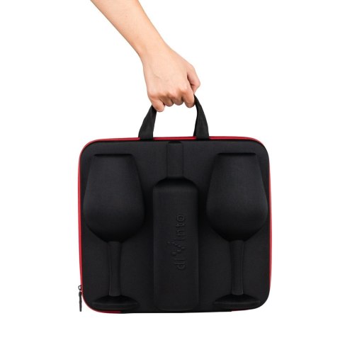 Etui na butelkę + 2 kieliszki do wina xxl podróżne
