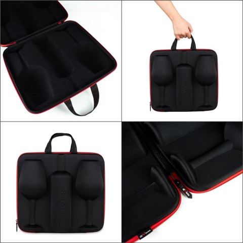 Etui na wino kieliszki do wina na prezent dla pary