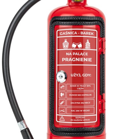 Gaśnica Mini Barek - Na palące pragnienie - prezent dla faceta, strażaka