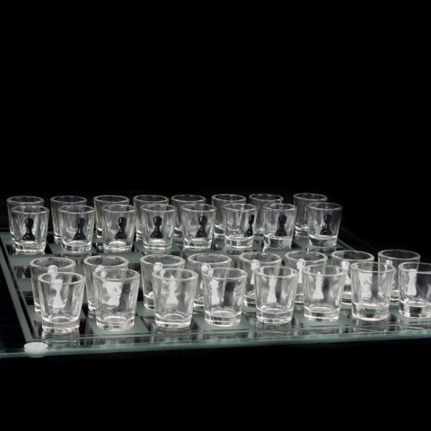 Imprezowe Szachy Deluxe z kieliszkami gra impreza