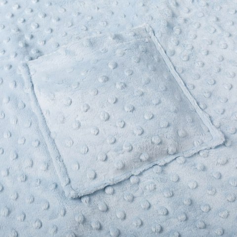 Kocyk zimowy Różowy minky gruby koc z rękawkami