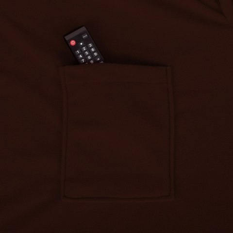 Kocyko Szlafrok dla Pary Czekolada koc z rękawami