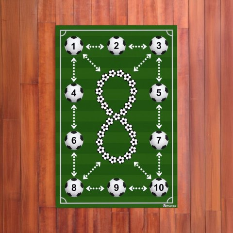 Duża mata treningowa do piłki nożnej Sprintigo ProMat XXL 180x120