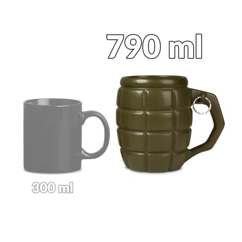 Gigantyczny Kubek Granat Zielony do piwa duży