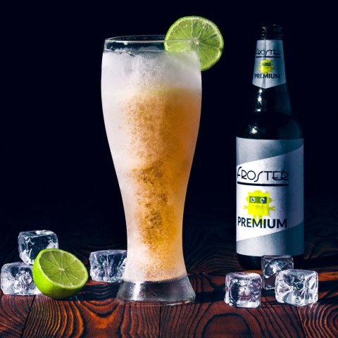 Lodowe Szkło do Piwa Płyn dzień chłopaka mężczyzny