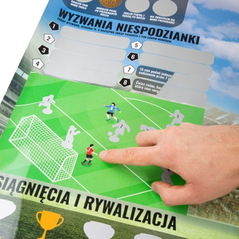 Plakat Zdrapka Piłkarza Sprintigo - prezent dla małego piłkarza, chłopca