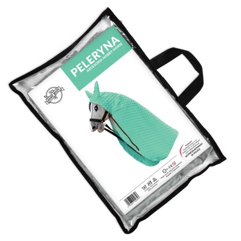 Peleryna Skippi dla Hobby Horse - miętowy - prezent dla dziewczynki