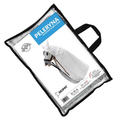 Peleryna Skippi dla Hobby Horse - szara - prezent dla dziewczynki