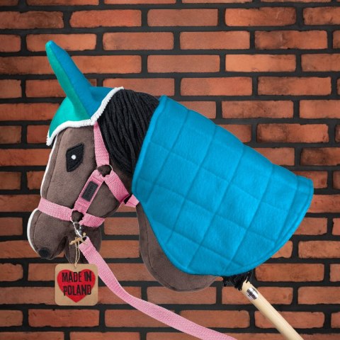 Skippi Kantar dla Hobby Horse - wodze, 2 wymienne futerka - różowy