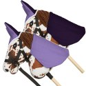 Zestaw Skippi - Hobby Horse Gniado - srokaty - Derka wrzos i śliwka