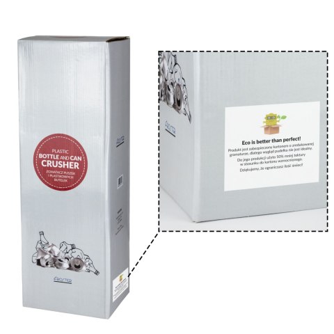 Gigantyczny Eko Zgniatacz Butelek Kartonów Puszek