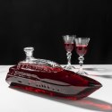 Karafka Yacht 1L - akcesoria do whisky - w kształcie luksusowego jacht -u